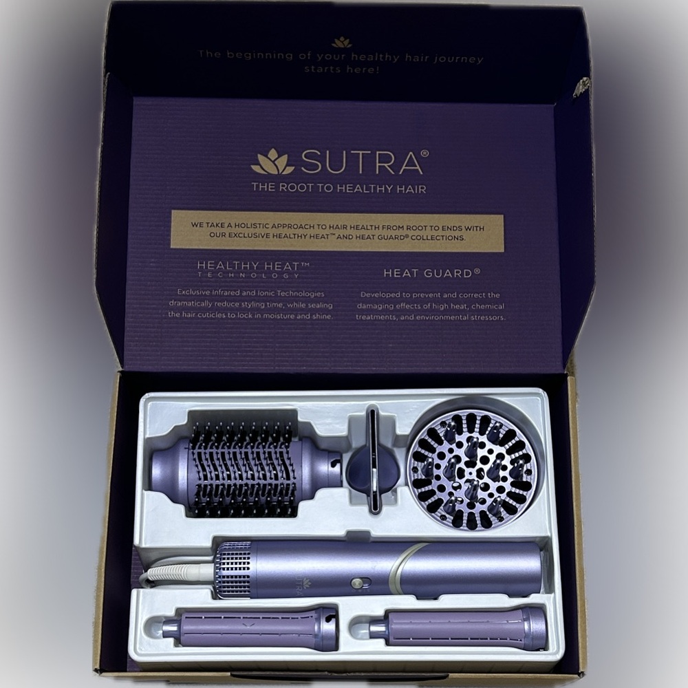 Sutra In Box Purple 5 in 1 AERO Hair Styling Set
